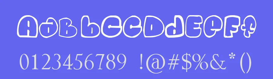Child by Gustavo Lucero — Decorative Font — thumbnail 3