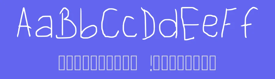 Child Writing by Jp — Script Handwritten Font — thumbnail 3