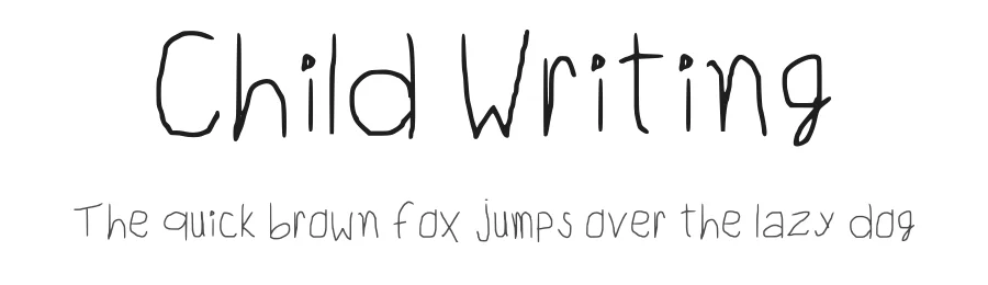 Child Writing