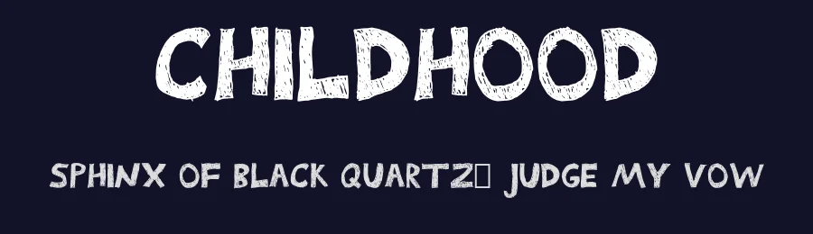 Childhood by Flo Crusher — Decorative Font — thumbnail 2