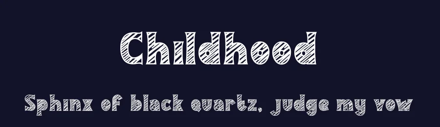 Childhood by Type Graphy — Decorative Font — thumbnail 2