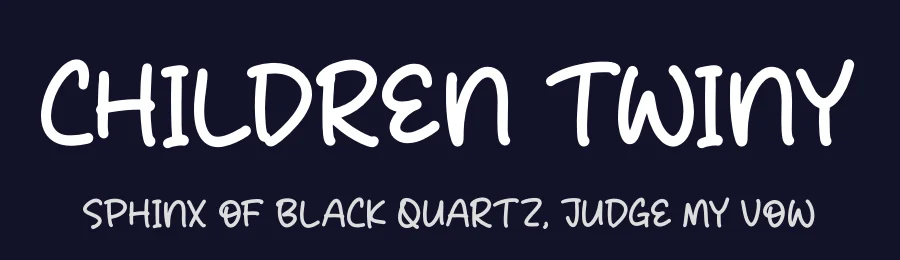 Children Twiny by Perspectype Studio - Letterena.com — Script Handwritten Font — thumbnail 2