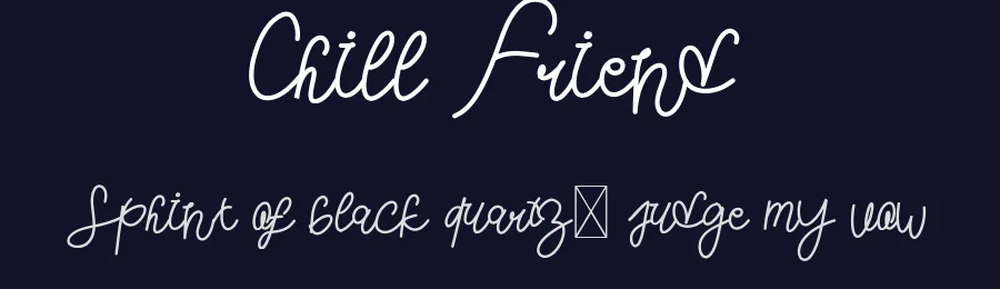 Chill Friend by Edric Studio — Script Handwritten Font — thumbnail 2