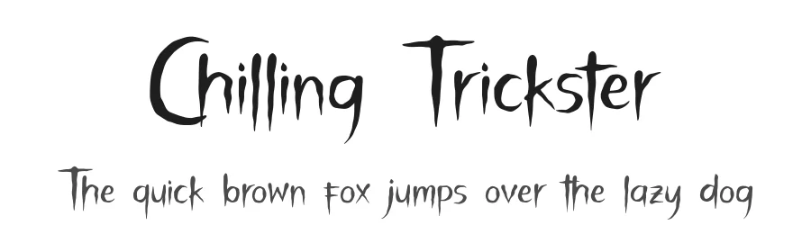 Chilling Trickster by Alpaprana Studio — Decorative Font