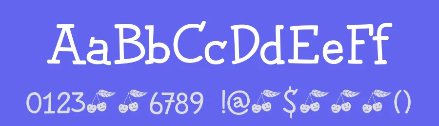 Chilly Cherry by Hanoded — Decorative Font — thumbnail 3