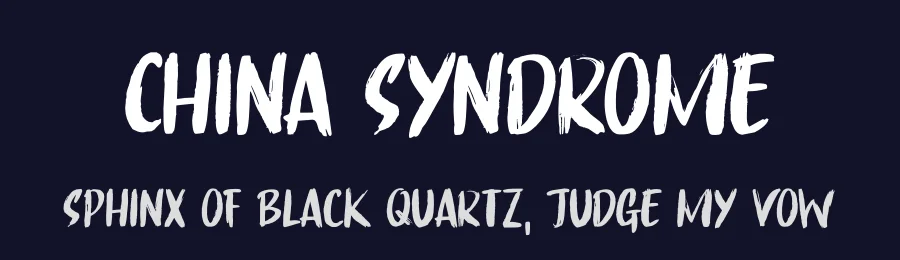 China Syndrome by Hanoded — Script Handwritten Font — thumbnail 2
