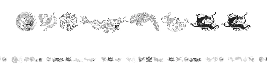 Chinatoo by Intellecta Design β Dingbats Font