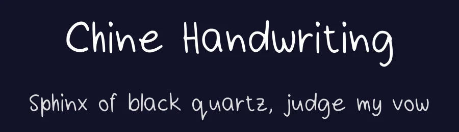Chine Handwriting by Arielle Dy — Script Handwritten Font — thumbnail 2