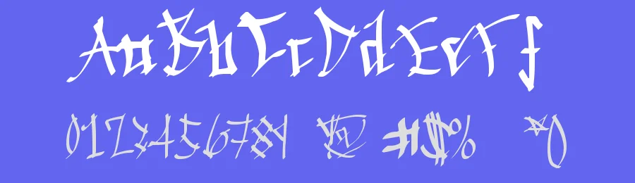 Chinese Calligraphy by Jessie — Decorative Font — thumbnail 3