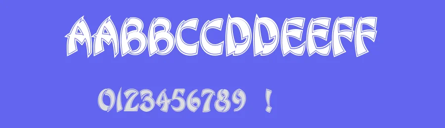 Chinese Dragon by Vladimir Nikolic — Decorative Font — thumbnail 3