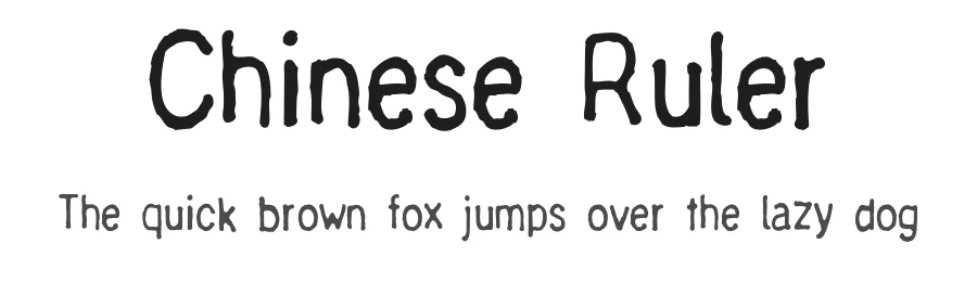 Chinese Ruler