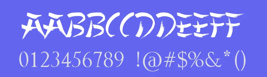 Chinese Takeaway by JSH creates — Decorative Font — thumbnail 3