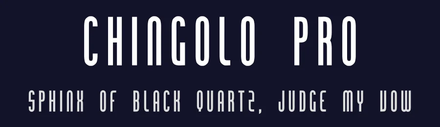 Chingolo Pro by MatreroG — Sans Serif Font — thumbnail 2