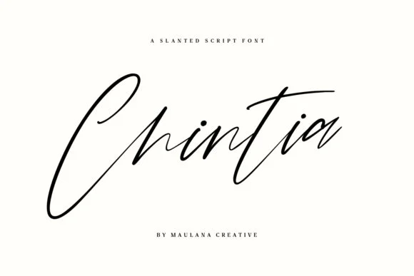 Chintia Font by Maulana Creative — Script Handwritten Font