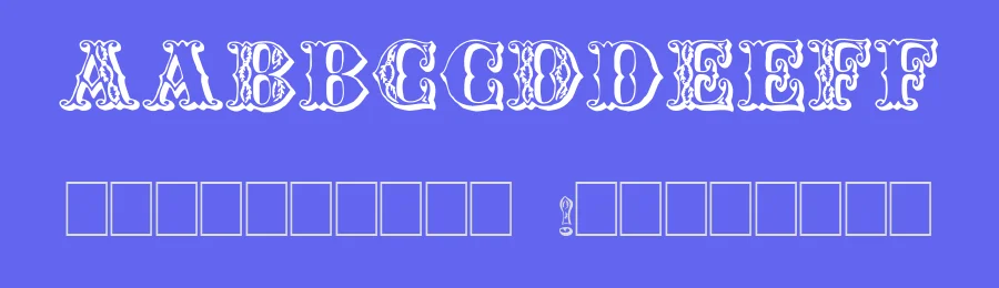 Chipperfield and Bailey by Paul Lloyd — Decorative Font — thumbnail 3