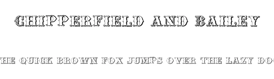 Chipperfield and Bailey by Paul Lloyd — Decorative Font