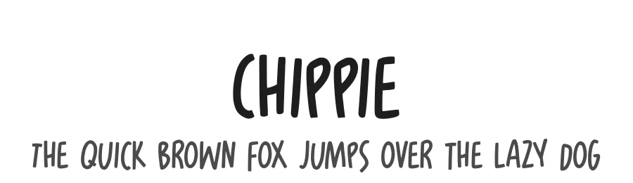 Chippie by Hanoded β Decorative Font