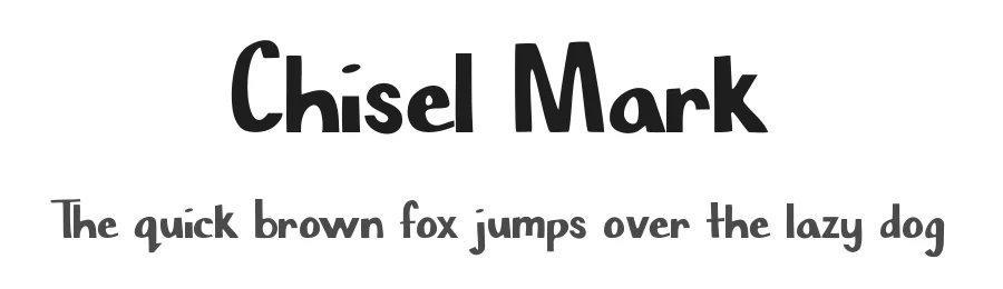 Chisel Mark
