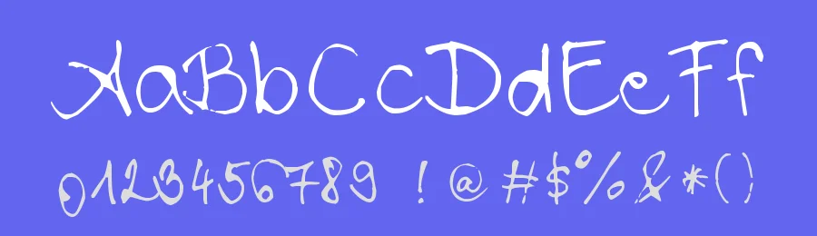 Chloe's Handwriting by Chloe — Script Handwritten Font — thumbnail 3