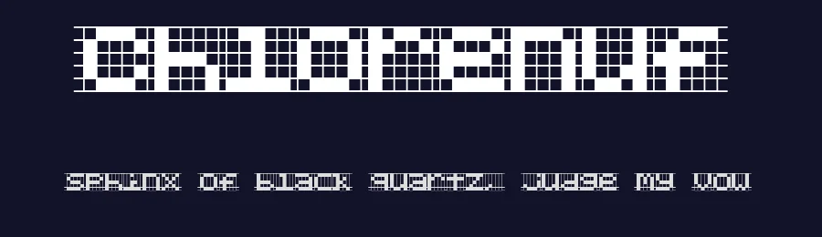 Chlorenuf by Caffeen Fonts — Display Font — thumbnail 2