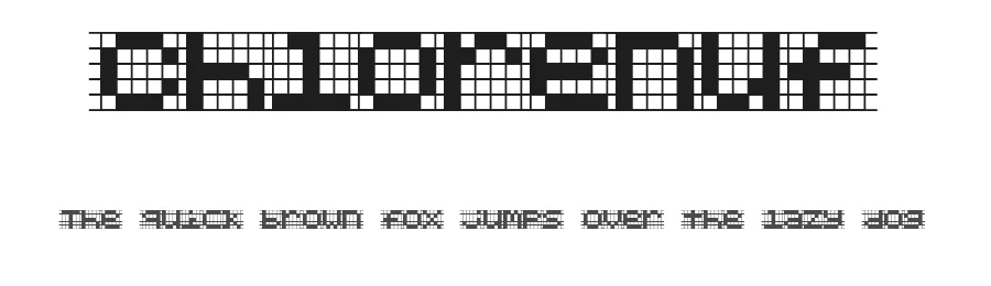 Chlorenuf by Caffeen Fonts β Display Font