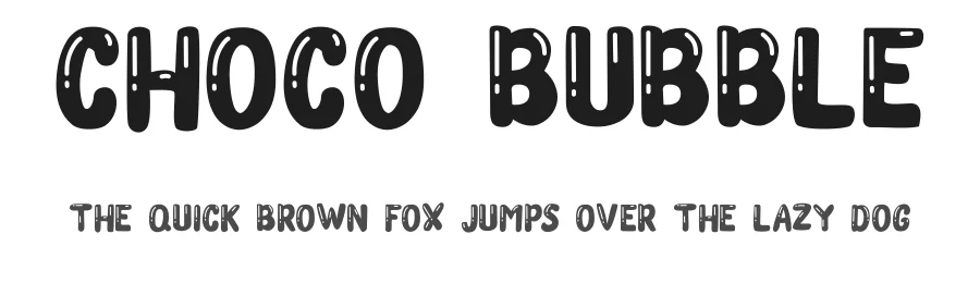 Choco Bubble by Rissyletter Studio — Decorative Font