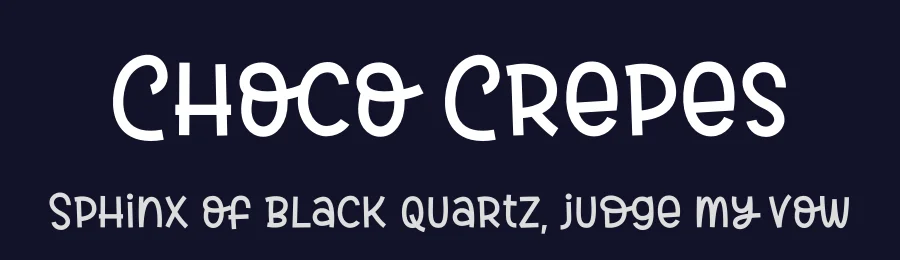 Choco Crepes by Variatype — Decorative Font — thumbnail 2