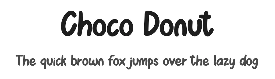 Choco Donut by Ronny Studio — Decorative Font