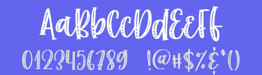 Choco Matcha by Abo Daniel Studio — Decorative Font — thumbnail 3