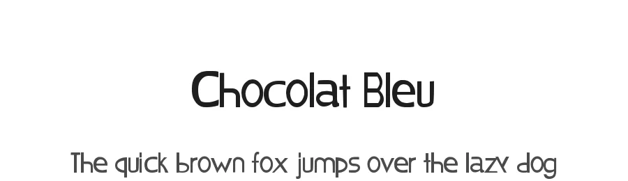 Chocolat Bleu