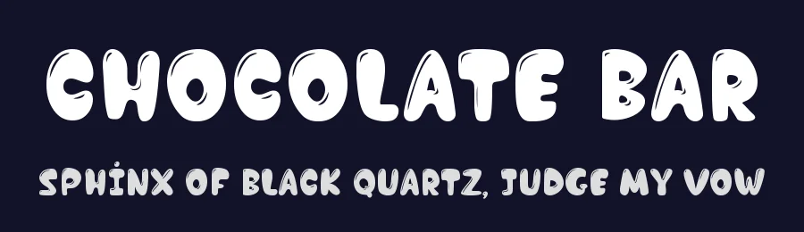 Chocolate Bar by Studio Typo — Decorative Font — thumbnail 2