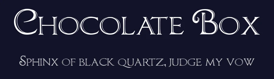 Chocolate Box by Paul Lloyd — Decorative Font — thumbnail 2