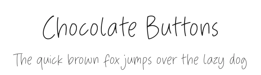 Chocolate Buttons