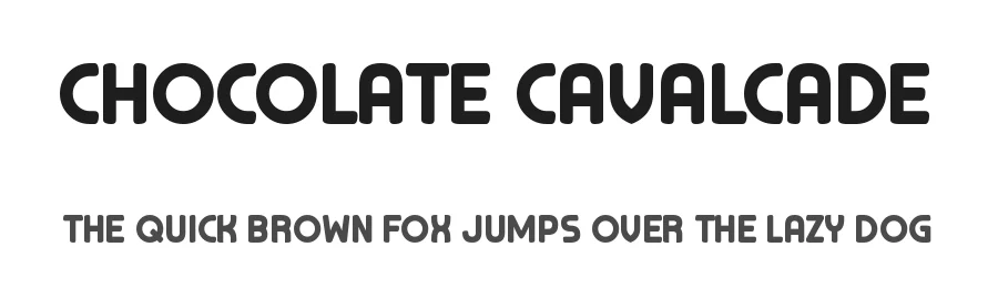 Chocolate Cavalcade by Chequered Ink — Sans Serif Font