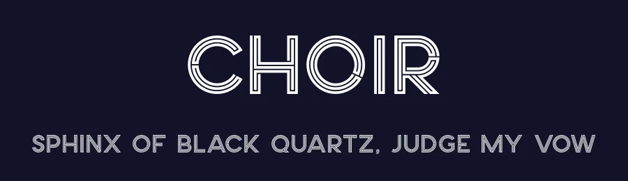 Choir by Linecreative — Decorative Font — thumbnail 2