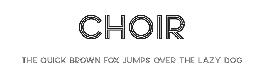Choir by Linecreative — Decorative Font