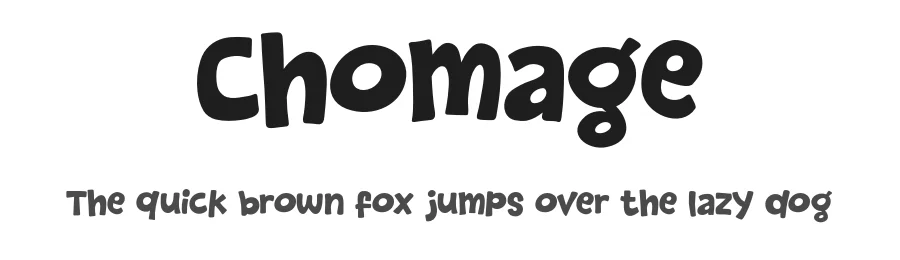 Chomage by Khurasan — Decorative Font