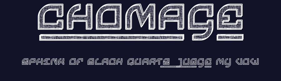 Chomage by Qkila — Decorative Font — thumbnail 2