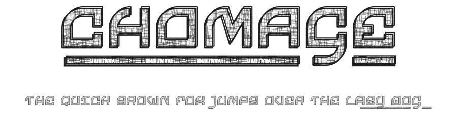Chomage by Qkila — Decorative Font