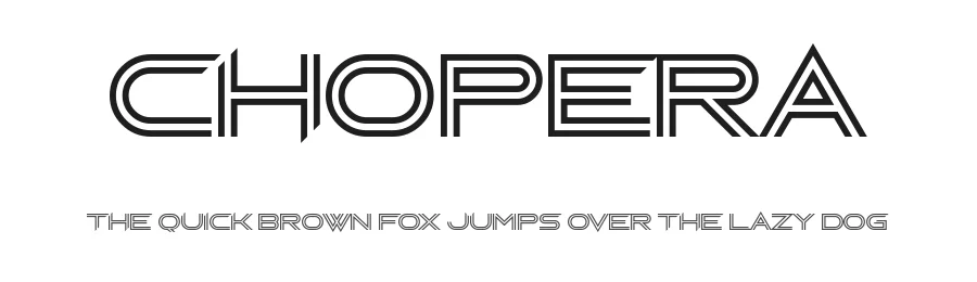 Chopera by Chequered Ink — Display Font