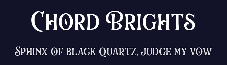 Chord Brights by Letterhend Studio — Decorative Font — thumbnail 2