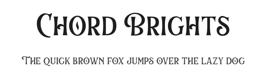Chord Brights by Letterhend Studio — Decorative Font