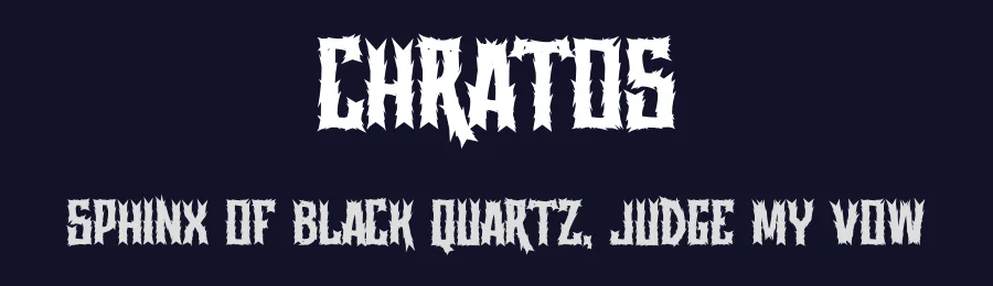 Chratos by Gassstype — Decorative Font — thumbnail 2