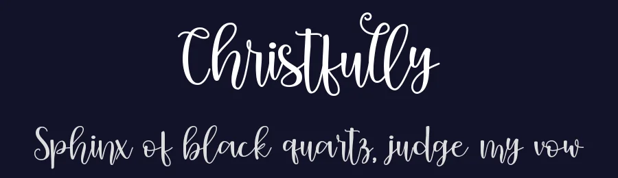 Christfully by Endri Sulistyawan — Script Handwritten Font — thumbnail 2