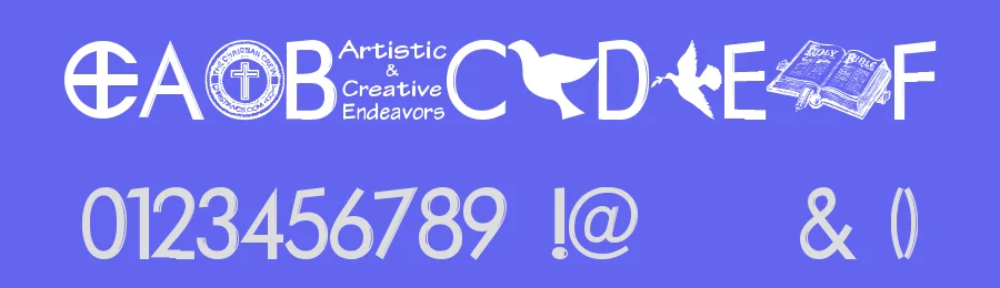 Christian Crew by Thamyris — Dingbats Font — thumbnail 3