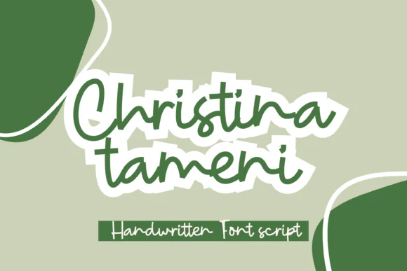 Christina Tameni Font by Ongtype co. — Script Handwritten Font
