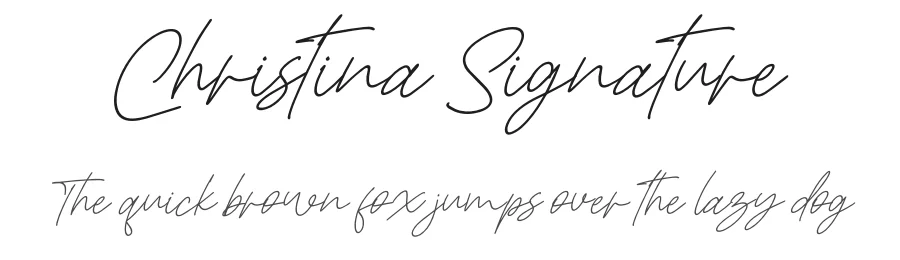 Christina Signature