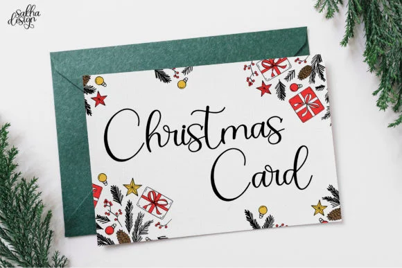 Christmas Bell Font by Sakha Design — Script Handwritten Font — thumbnail 2