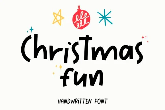 Christmas Fun Font by Jyllyco — Script Handwritten Font