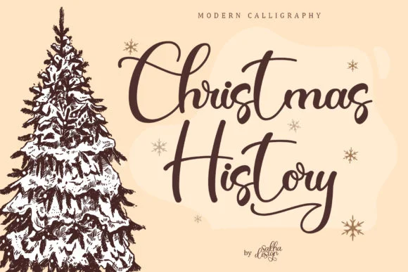 Christmas History Font by Sakha Design — Script Handwritten Font